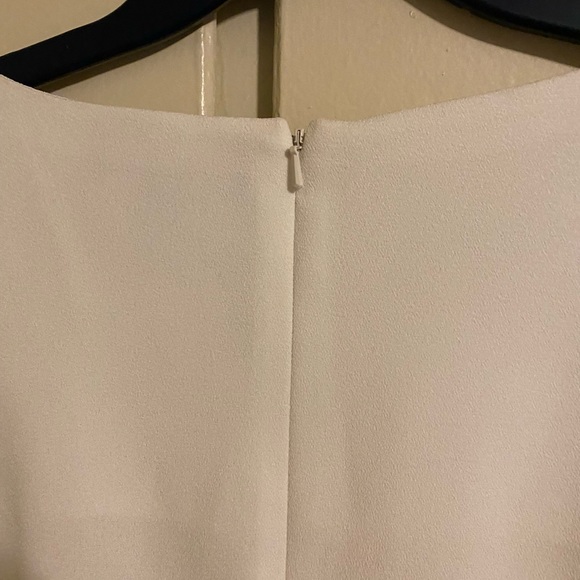 Karen Scott white sleeveless lined dress size 14 GREAT condition! Back zipper - Picture 3 of 6